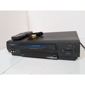 Panasonic Omnivision - Pv-4562 VCR - W Remote and Cables - TESTED WORKING